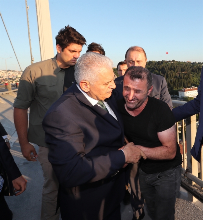 İntihar teşebbüsünü Başbakan Yıldırım önledi